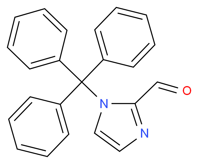 1-(triphenylmethyl)-1H-imidazole-2-carbaldehyde_分子结构_CAS_67478-50-6