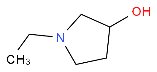 1-ethylpyrrolidin-3-ol_分子结构_CAS_30727-14-1