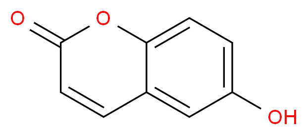 6-羟基香豆素_分子结构_CAS_6093-68-1)