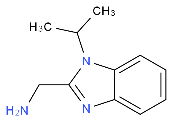 1-(1-isopropyl-1H-benzimidazol-2-yl)methanamine_分子结构_CAS_920464-24-0)