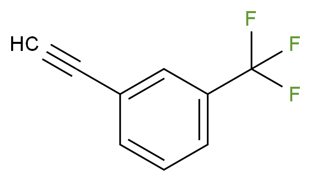 3-乙炔基-α,α,α-三氟甲苯_分子结构_CAS_705-28-2)