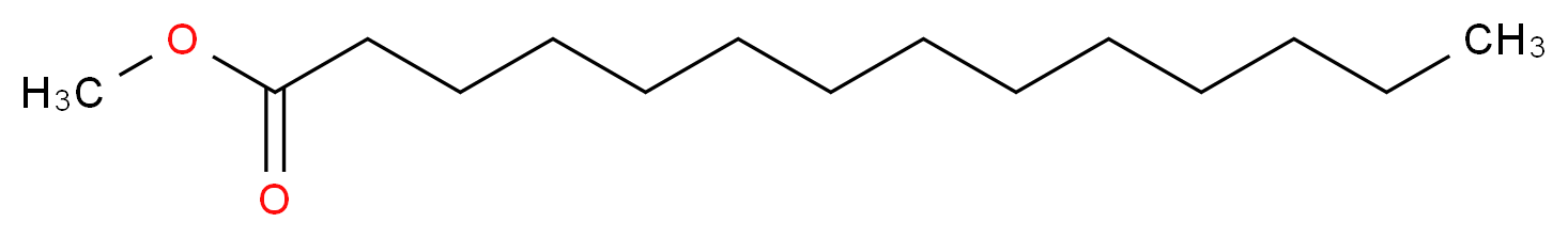 methyl tetradecanoate_分子结构_CAS_124-10-7