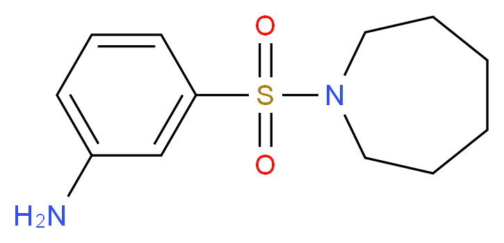 3-(Azepane-1-sulfonyl)-phenylamine_分子结构_CAS_91619-39-5)