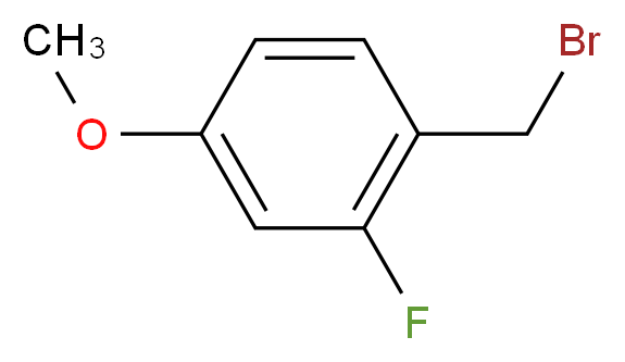 2-FLUORO-4-METHOXYBENZYL BROMIDE_分子结构_CAS_54788-19-1)