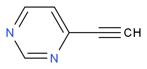 4-ethynylpyrimidine_分子结构_CAS_1196146-58-3