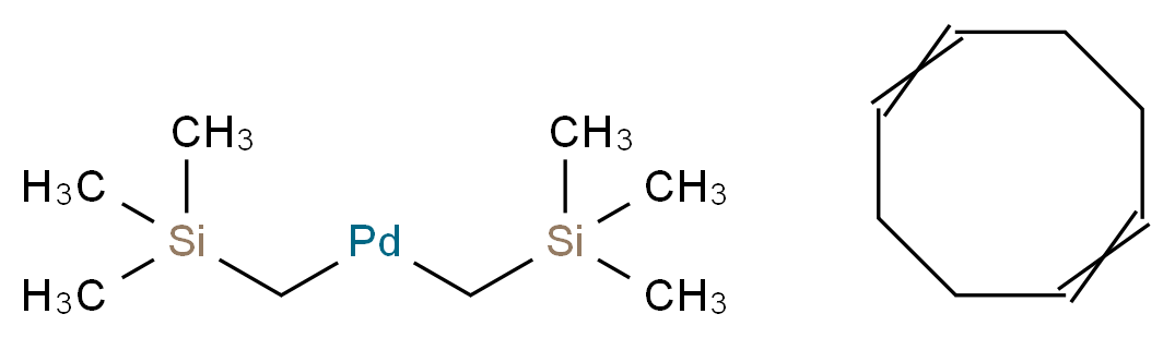 cycloocta-1,5-diene; trimethyl({[(trimethylsilyl)methyl]palladio}methyl)silane_分子结构_CAS_225931-80-6