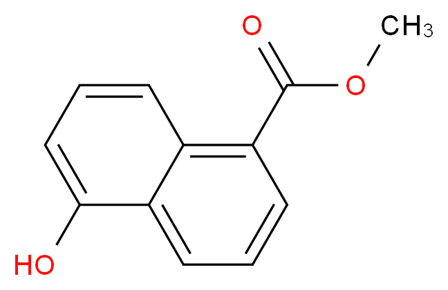 Methyl 5-hydroxy-1-naphthoate_分子结构_CAS_91307-40-3)