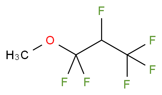 1,1,1,2,3,3-hexafluoro-3-methoxypropane_分子结构_CAS_382-34-3