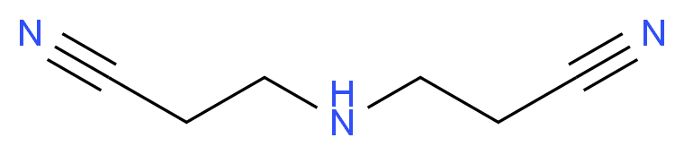 3-[(2-cyanoethyl)amino]propanenitrile_分子结构_CAS_111-94-4