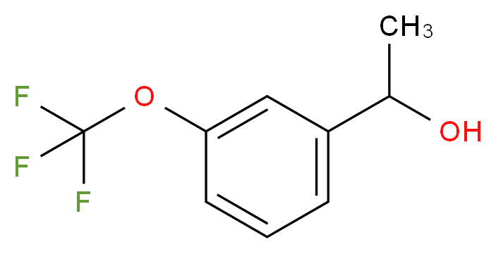 1-[3-(三氟甲氧基)苯基]乙醇_分子结构_CAS_347194-02-9)