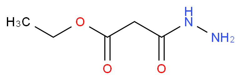 ethyl 2-(hydrazinecarbonyl)acetate_分子结构_CAS_30866-24-1