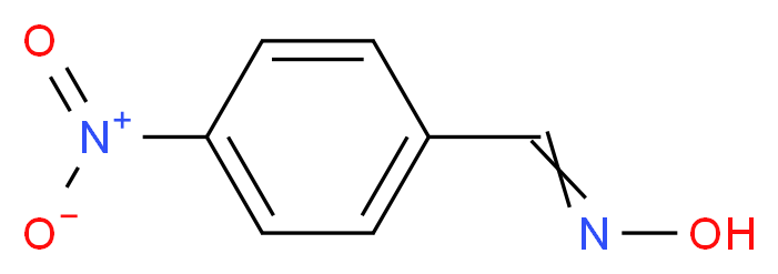 N-[(4-nitrophenyl)methylidene]hydroxylamine_分子结构_CAS_1129-37-9