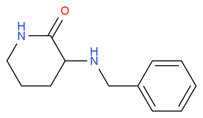 3-(benzylamino)piperidin-2-one_分子结构_CAS_141136-42-7