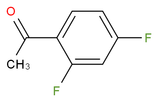 2',4'-二氟苯乙酮_分子结构_CAS_364-83-0)