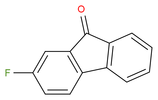 2-Fluoro-9H-fluoren-9-one 98%_分子结构_CAS_343-01-1)