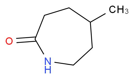 5-methyl-2-azepanone_分子结构_CAS_2210-07-3)