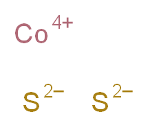 λ<sup>4</sup>-cobalt(4+) ion disulfanediide_分子结构_CAS_12013-10-4