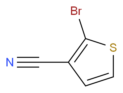 2-bromothiophene-3-carbonitrile_分子结构_CAS_56182-43-5)