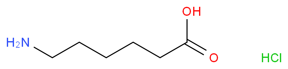 ε-Aminocaproic Acid Hydrochloride_分子结构_CAS_4321-58-8)