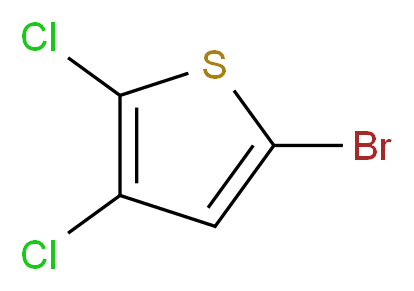 5-bromo-2,3-dichlorothiophene_分子结构_CAS_83663-36-9