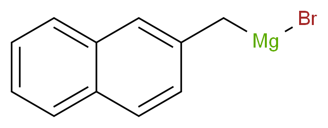 bromo(naphthalen-2-ylmethyl)magnesium_分子结构_CAS_127543-80-0