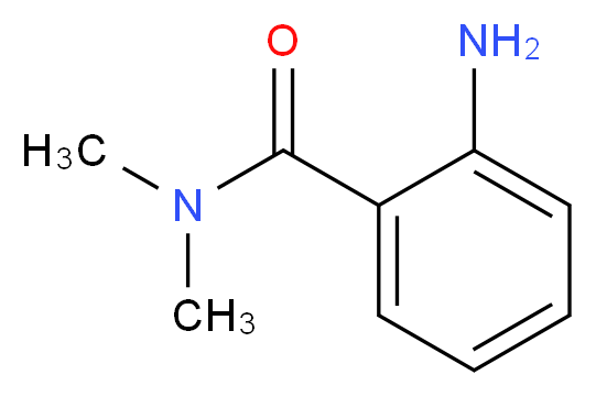 2-amino-N,N-dimethylbenzamide_分子结构_CAS_6526-66-5