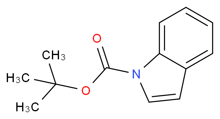 1H-Indole, N-BOC protected 98%_分子结构_CAS_75400-67-8)