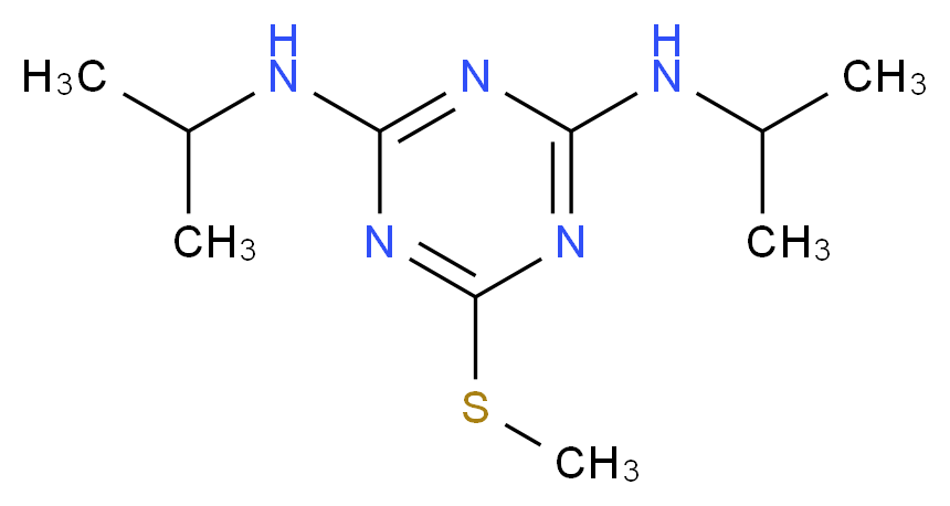 扑草净_分子结构_CAS_7287-19-6)