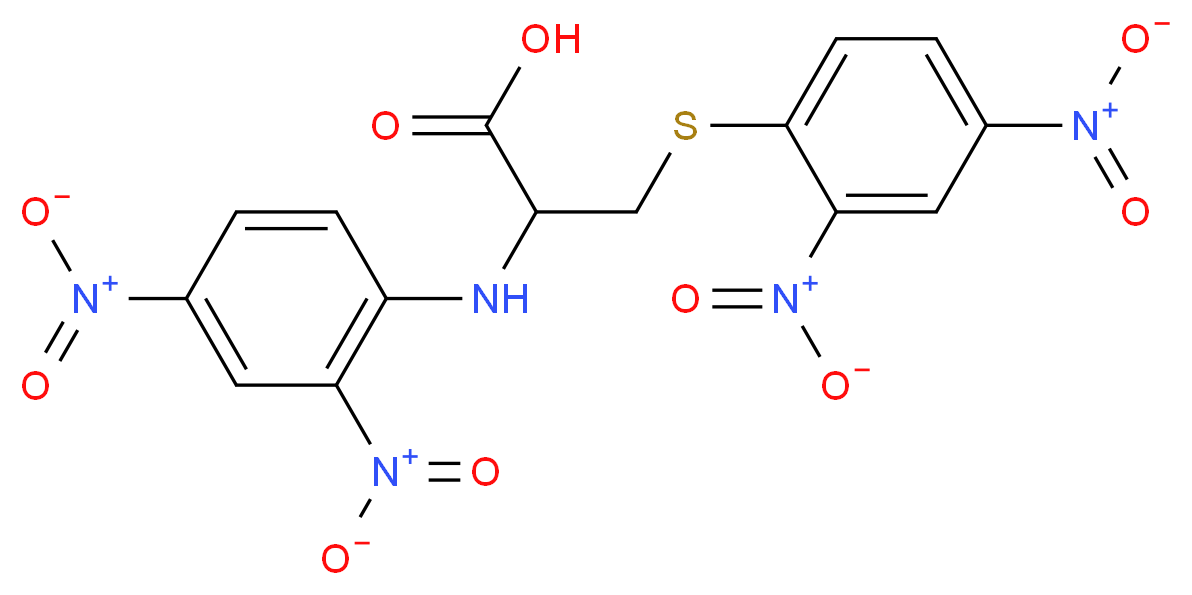 N,S-Di(DNP)-L-cysteine_分子结构_CAS_1655-62-5)