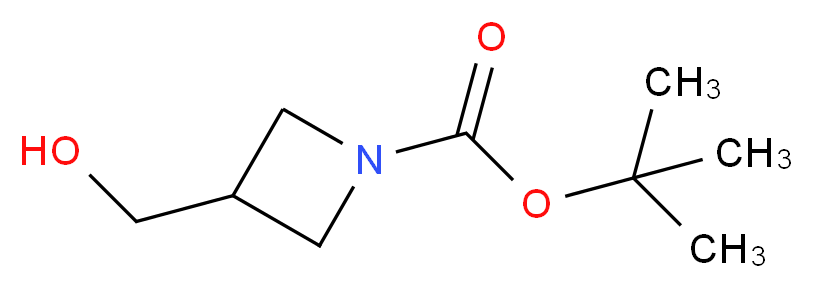 tert-butyl 3-(hydroxymethyl)azetidine-1-carboxylate_分子结构_CAS_142253-56-3