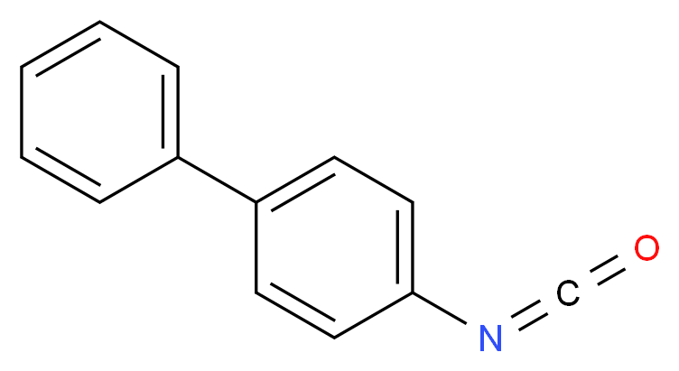 1-isocyanato-4-phenylbenzene_分子结构_CAS_92-95-5