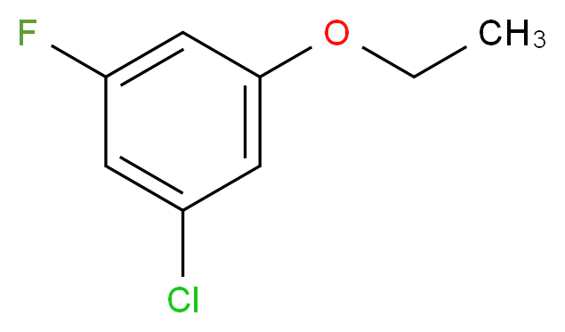 3-Chloro-5-fluorophenetole_分子结构_CAS_289039-42-5)