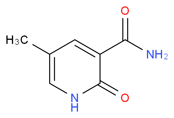 5-Methyl-2-oxo-1,2-dihydropyridine-3-carboxamide_分子结构_CAS_85614-92-2)