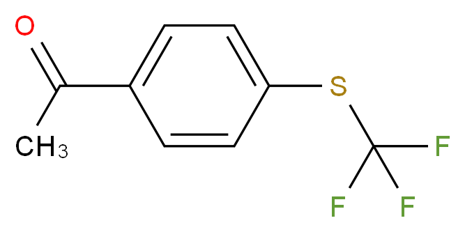 4'-(三氟甲硫基)苯乙酮_分子结构_CAS_713-67-7)