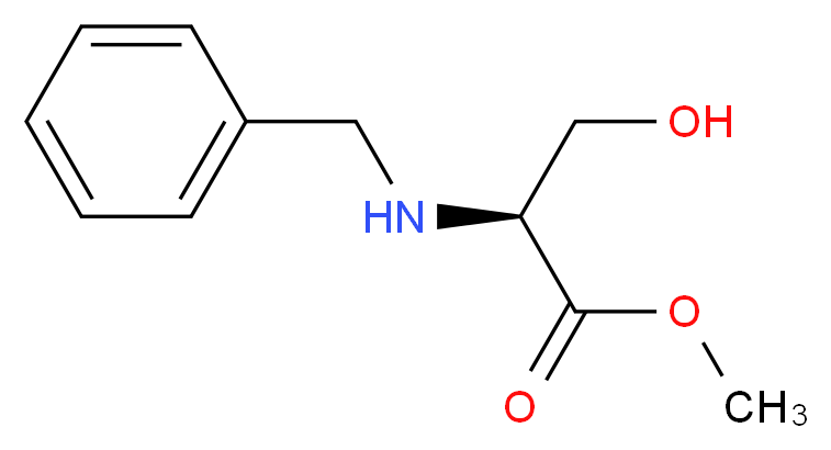 N-Benzyl-L-serine, Methyl Ester_分子结构_CAS_123639-56-5)