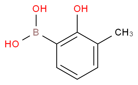 (2-hydroxy-3-methylphenyl)boronic acid_分子结构_CAS_259209-22-8