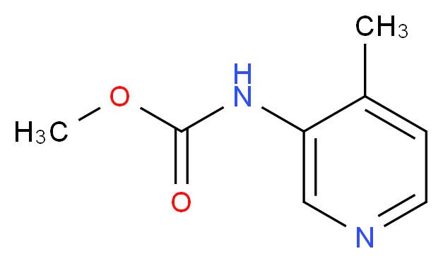 Methyl N-(4-methylpyridin-3-yl)carbamate_分子结构_CAS_)