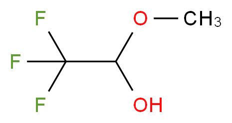 三氟乙醛缩甲基半醇_分子结构_CAS_431-46-9)