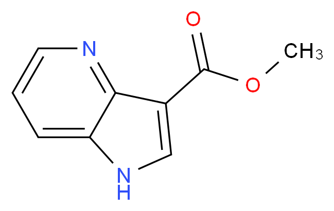 methyl 1H-pyrrolo[3,2-b]pyridine-3-carboxylate_分子结构_CAS_952800-39-4