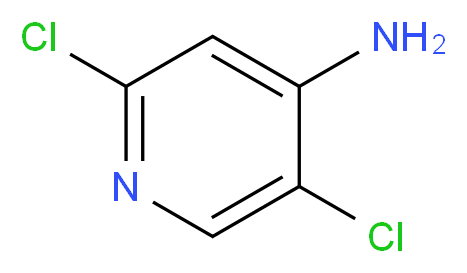 2,5-Dichloropyridin-4-amine_分子结构_CAS_405230-82-2)