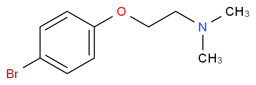 [2-(4-bromophenoxy)ethyl]dimethylamine_分子结构_CAS_)