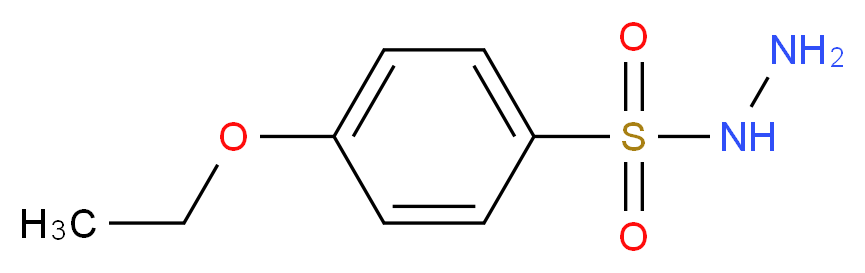 4-Ethoxybenzenesulfonohydrazide_分子结构_CAS_24924-80-9)