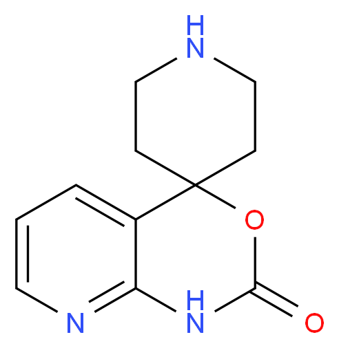 1',2'-dihydrospiro[piperidine-4,4'-pyrido[2,3-d][1,3]oxazine]-2'-one_分子结构_CAS_753440-87-8
