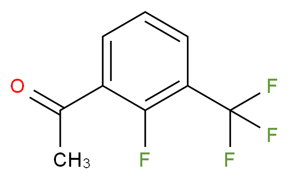 2'-Fluoro-3'-(trifluoromethyl)acetophenone 98%_分子结构_CAS_207853-63-2)