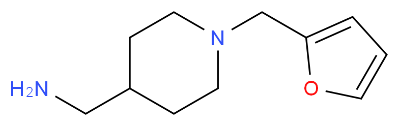 [1-(2-furylmethyl)piperid-4-yl]methylamine_分子结构_CAS_725211-89-2)