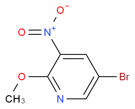 5-溴-2-甲氧基-3-硝基吡啶_分子结构_CAS_152684-30-5)