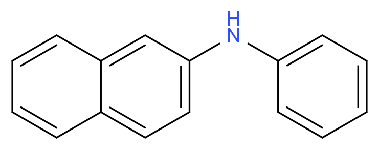 N-phenylnaphthalen-2-amine_分子结构_CAS_135-88-6