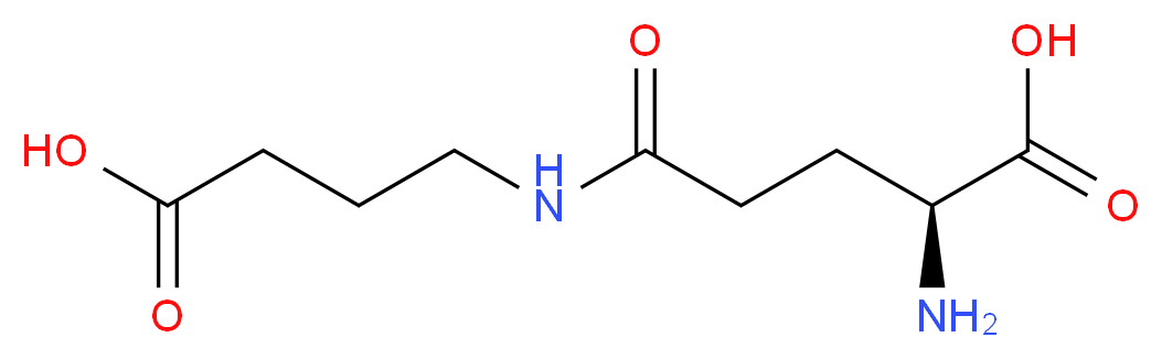 (2S)-2-amino-4-[(3-carboxypropyl)carbamoyl]butanoic acid_分子结构_CAS_5105-96-4