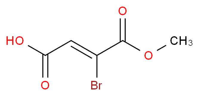 (Z)-3-Bromo-4-methoxy-4-oxo-2-butenoic acid_分子结构_CAS_)