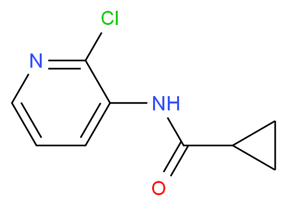 N-(2-chloro-3-pyridinyl)cyclopropanecarboxamide_分子结构_CAS_519146-70-4)